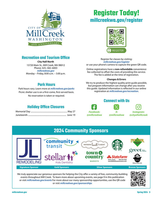 City of Mill Creek - Mill Creek Recreation Guide & City Highlights ...