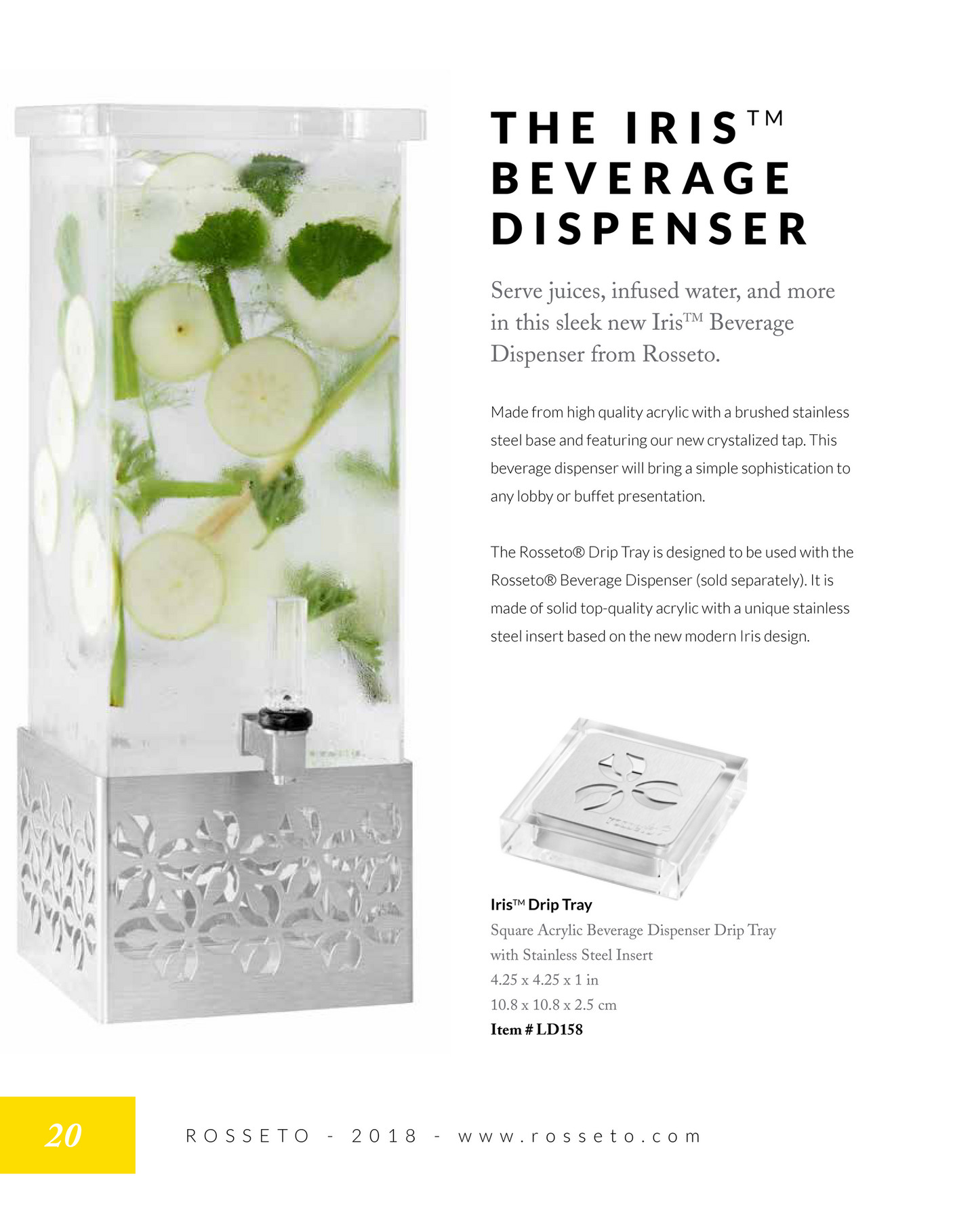 Rosseto Beverage Dispensers: Impress Your Guests - Rosseto