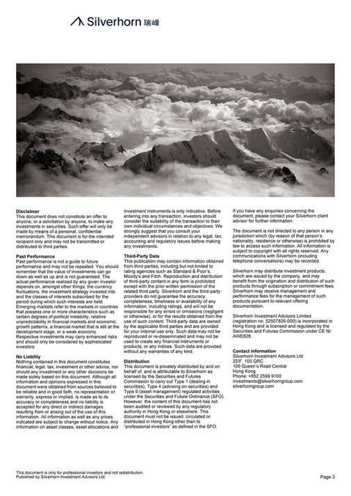 Exceptional Thinking Silverhorn SICAV SIF Asian Lending Squared