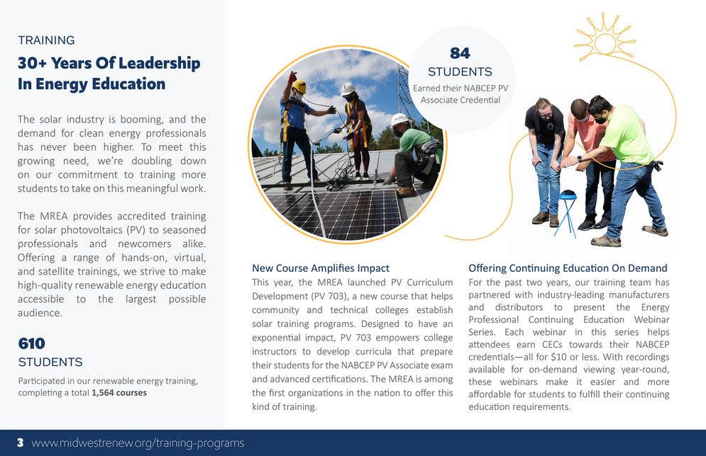 Midwest Renewable Energy Association (MREA) 2021-2022 Annual Report ...
