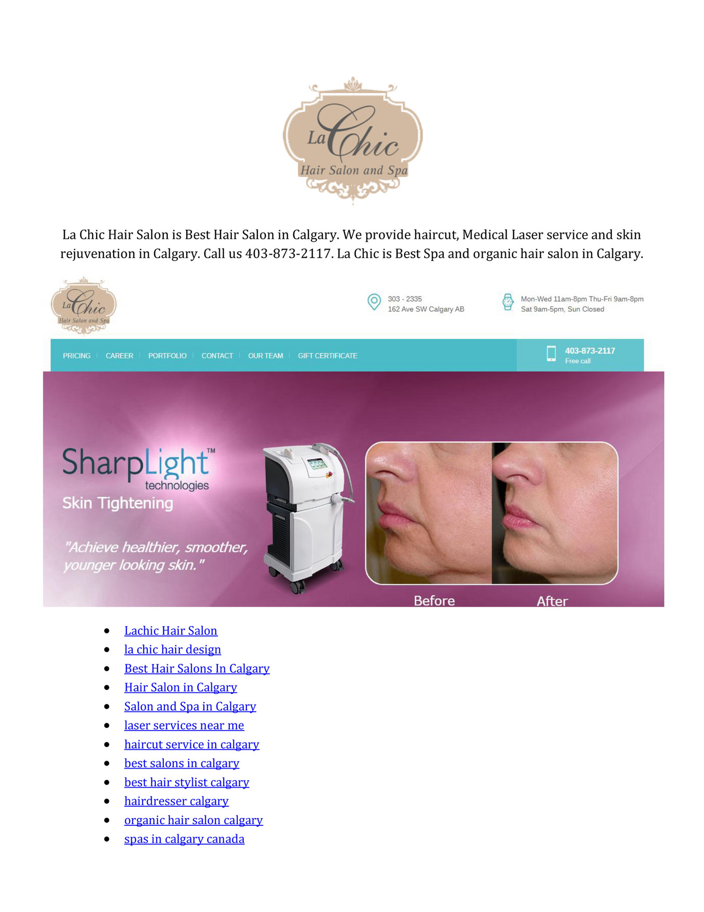 seo best hair stylist calgary Page 1 Created with