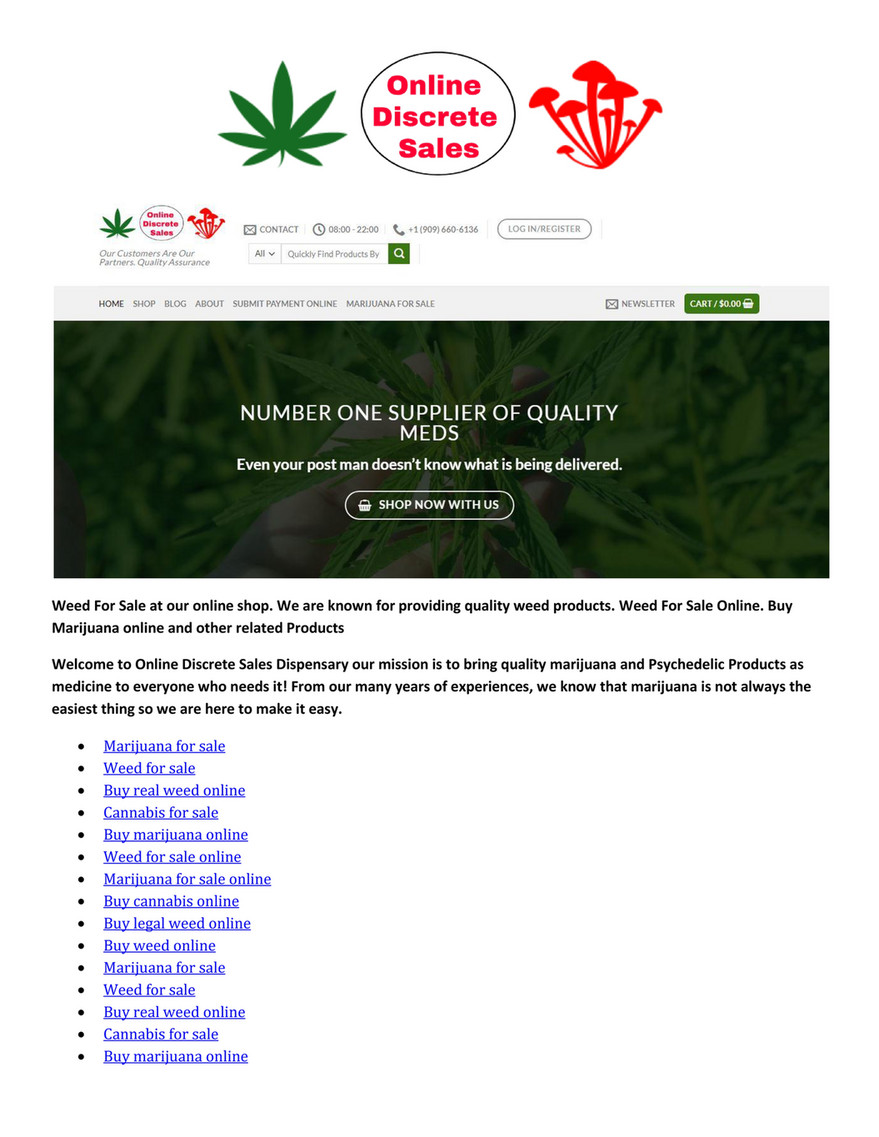 seo - Weed for sale - Page 1 - Created with Publitas.com