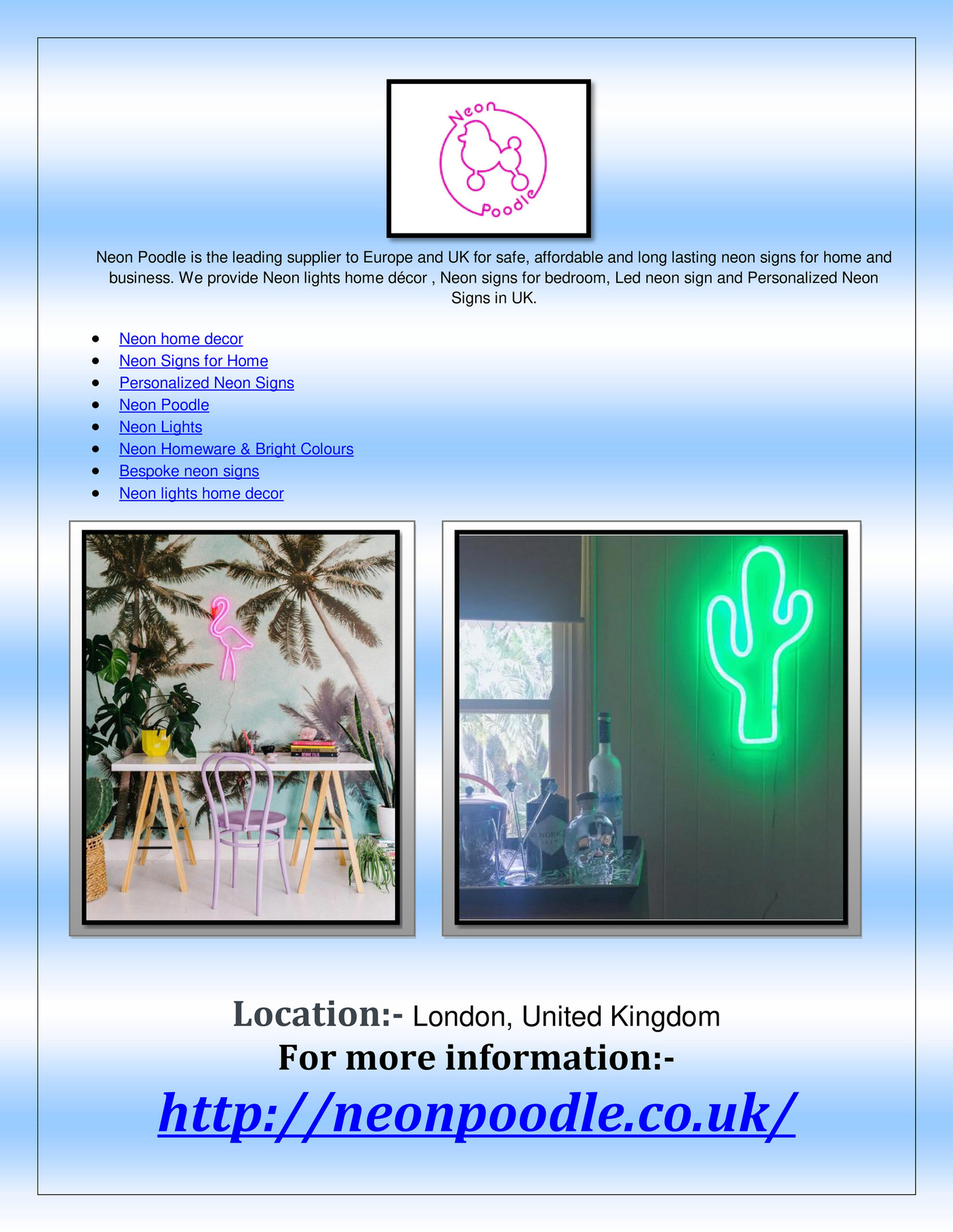 Seo Neon Signs For Bedroom Page 1 Created With Publitas Com