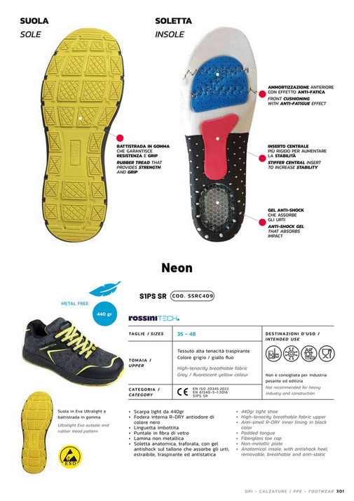 Nero Insole Group 4 - G4_2025_DPI_catalogo - Pagina 1 - Creato con Publitas.com
