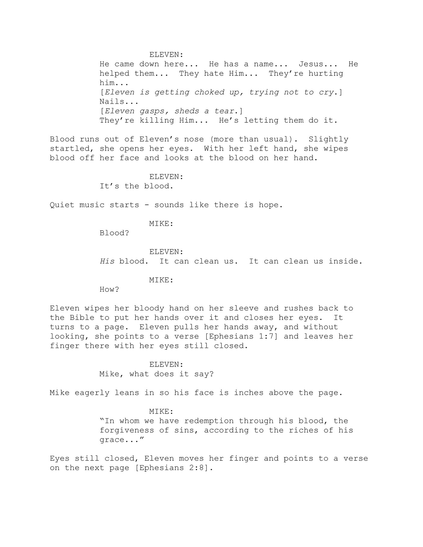 Stranger Things 3 Script Page 1 Created With Publitas Com