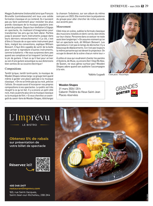 SPEC du Haut-Richelieu - Magazine Entracte - édition mars 2026 - Page ...