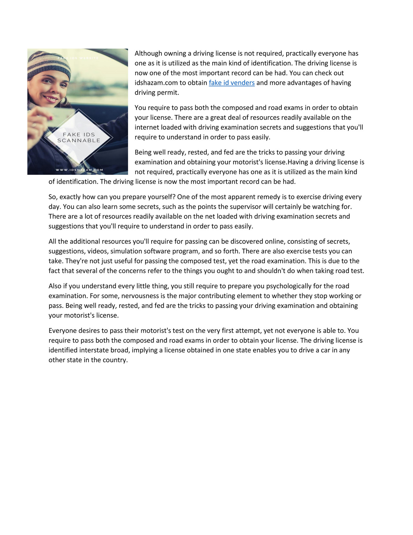 My publications Advantages of Having a Car and Driving License Page