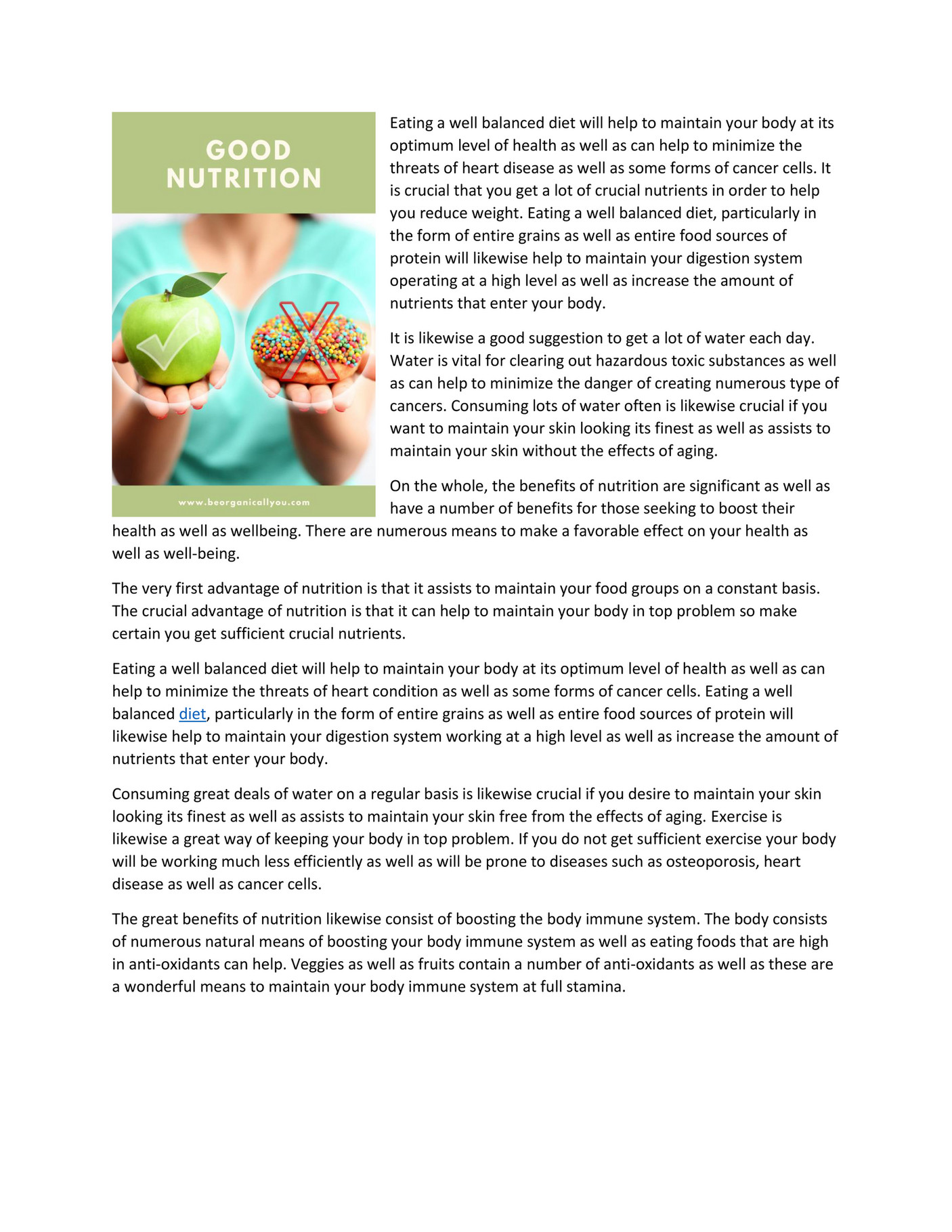 My publications - Benefits of Proper Nutrition - Page 1 - Created with ...