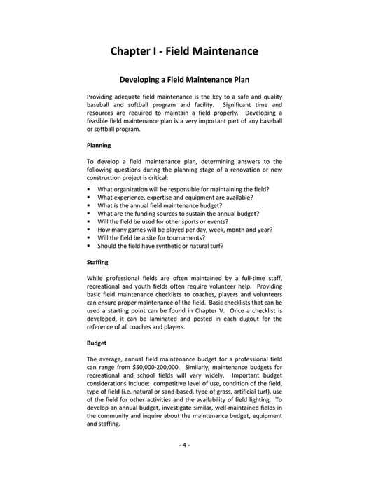 USA Baseball Field Maintenance Guide Page 45 Created with