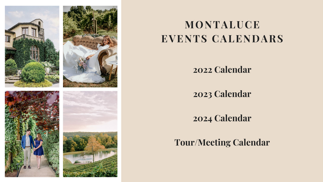 Montaluce Winery Event Calendar Landing Page Page 1 Created with