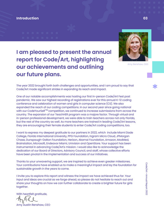 Amy Renshaw Publications - Code/Art Annual Report 2022 - Page 1 - Created with ...