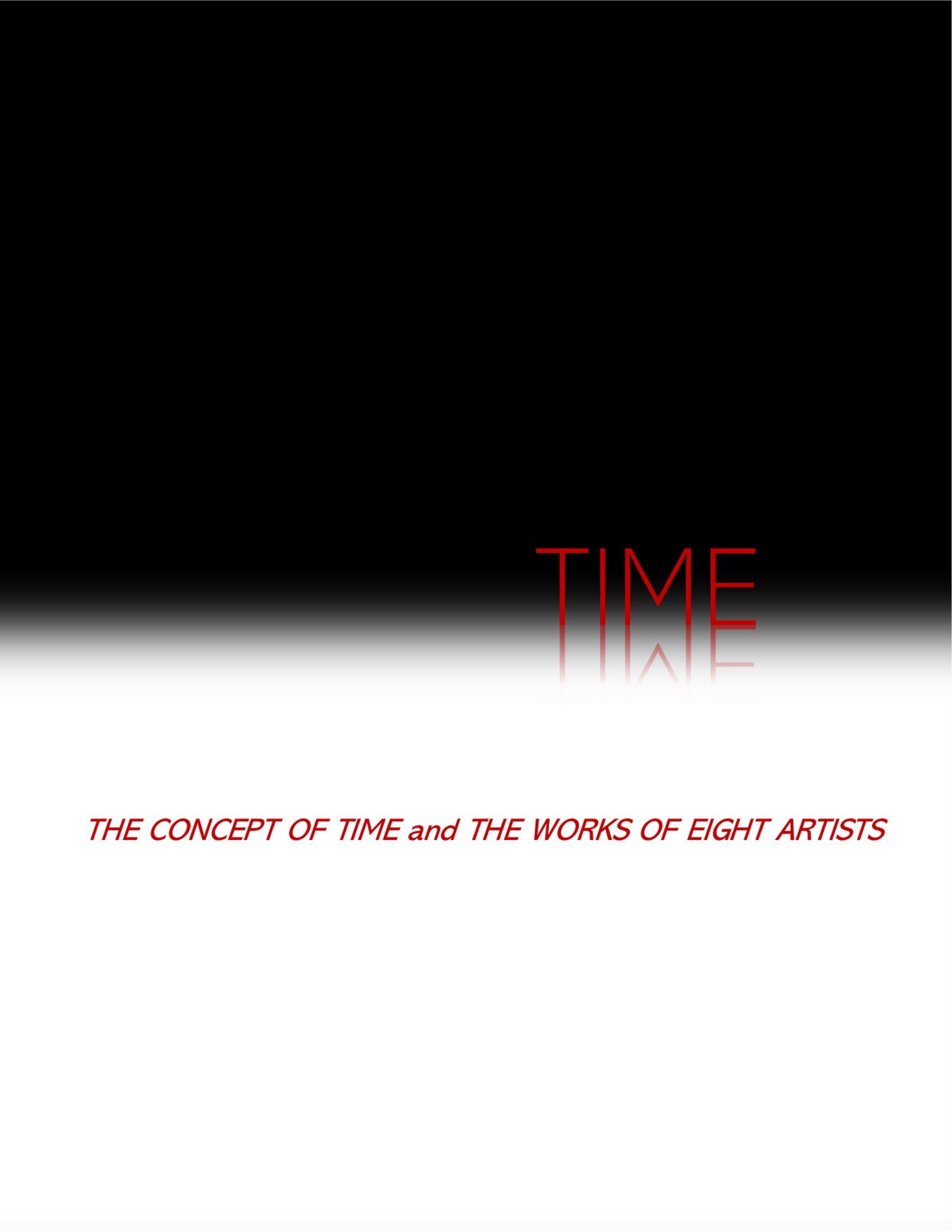 TIMETHE CONCEPT OF TIME AND THE WORKS OF EIGHT ARTISTS Page 23