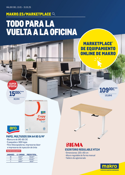 Vuelta a la oficina - Marketplace online