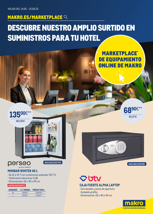 AMPLIO SURTIDO EN SUMINISTROS PARA HOTELES - Marketplace Online