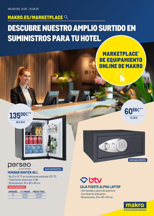 AMPLIO SURTIDO EN SUMINISTROS PARA HOTELES - Marketplace Online