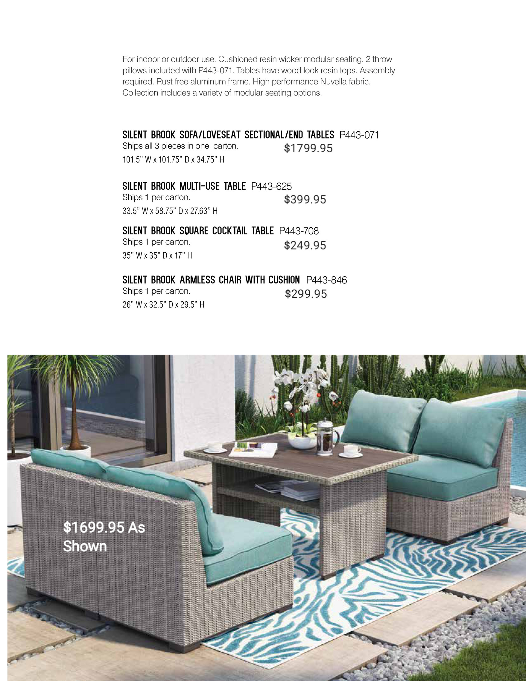outdoor modular sectional on Godby Home Furnishings Godby Home Furnishings 2018 Outdoor Furniture Page 2 3 Created With Publitas Com