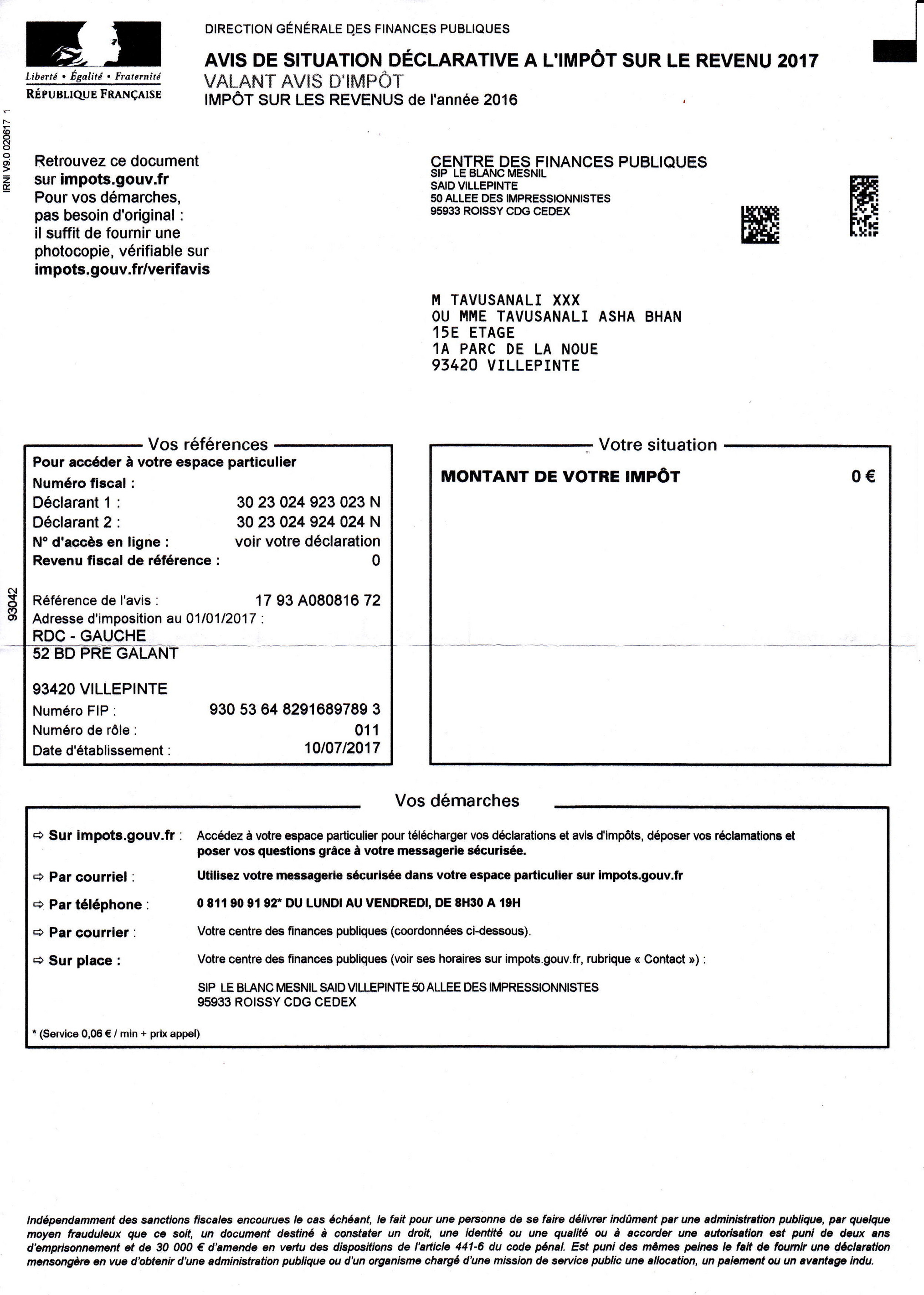 Centre Des Finances Publiques Villepinte OFFLINE - L'IMPOT SUR LE REVENU 2017 - Page 1 - Created with Publitas.com