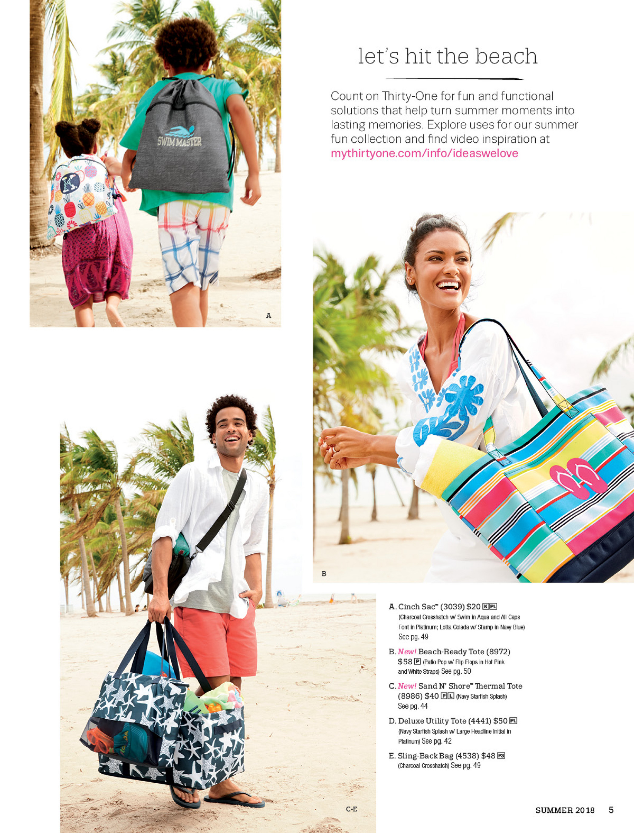 thirty one beach ready tote