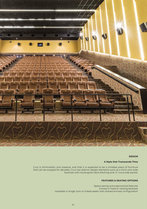 Ferco Seating Cinema Brochure R3 Page 64 65 Created With