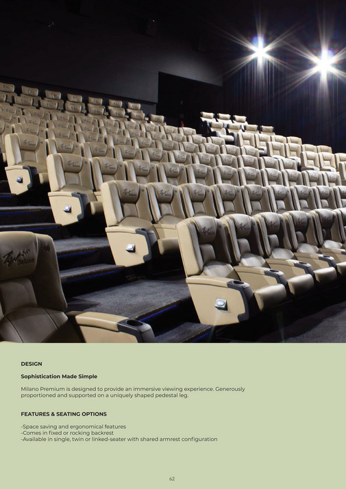 Ferco Seating Cinema Brochure R3 Page 62 63 Created With