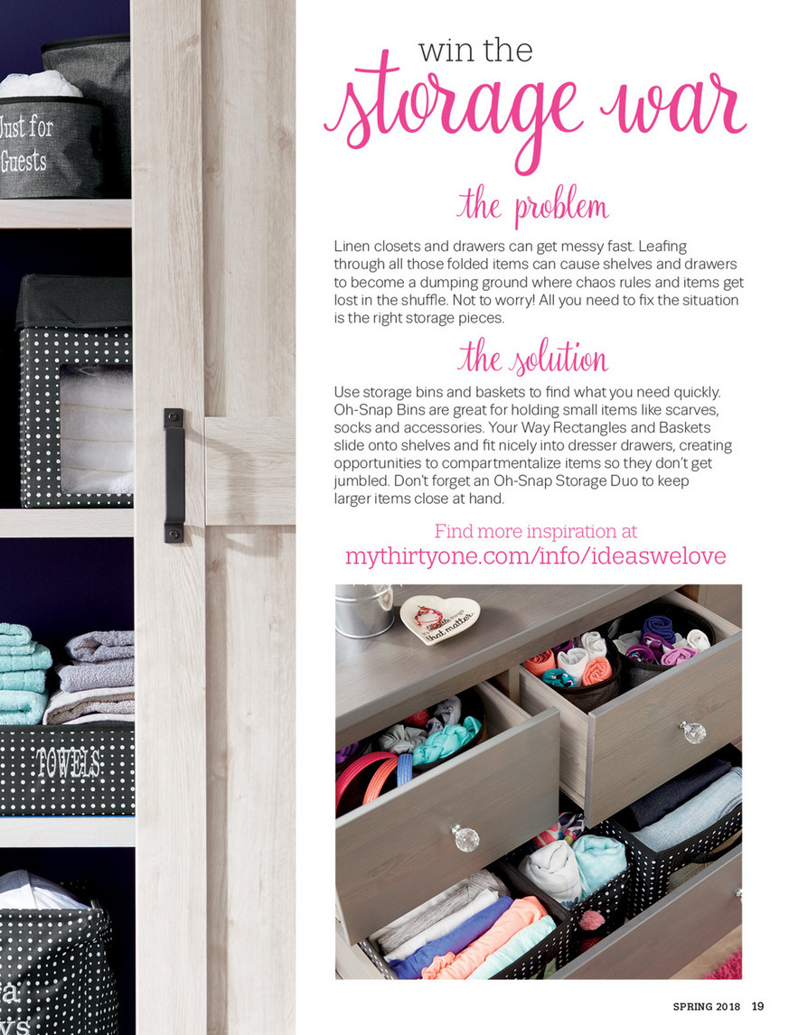 Thirty One Gifts 31 Spring Summer 2018 Catalog Page 18 19
