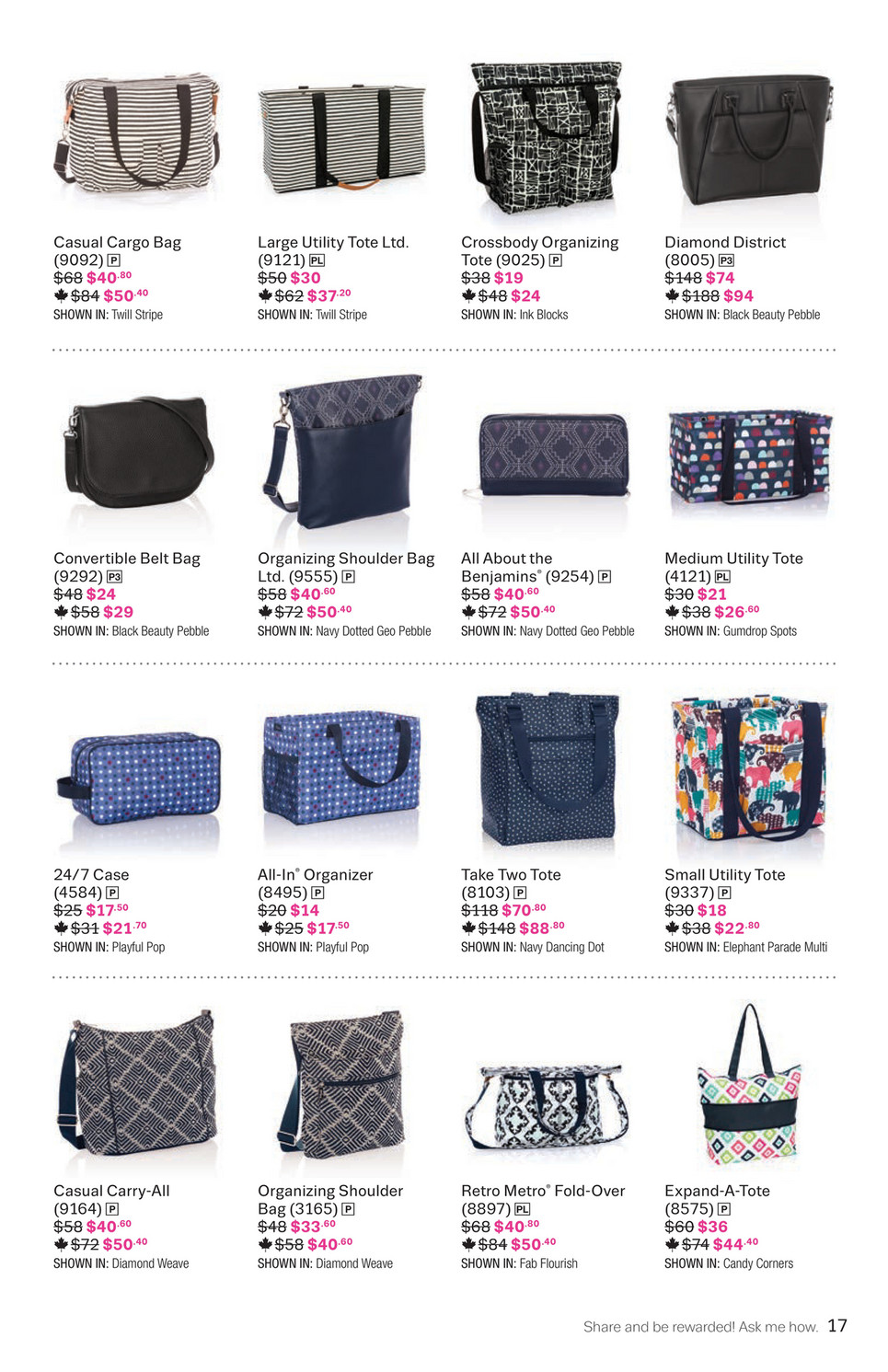 Thirty one gifts hot sale casual cargo bag