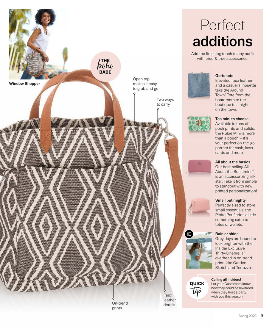 Geo Weave - Spring 2020  Thirty one gifts, Thirty one, Bags