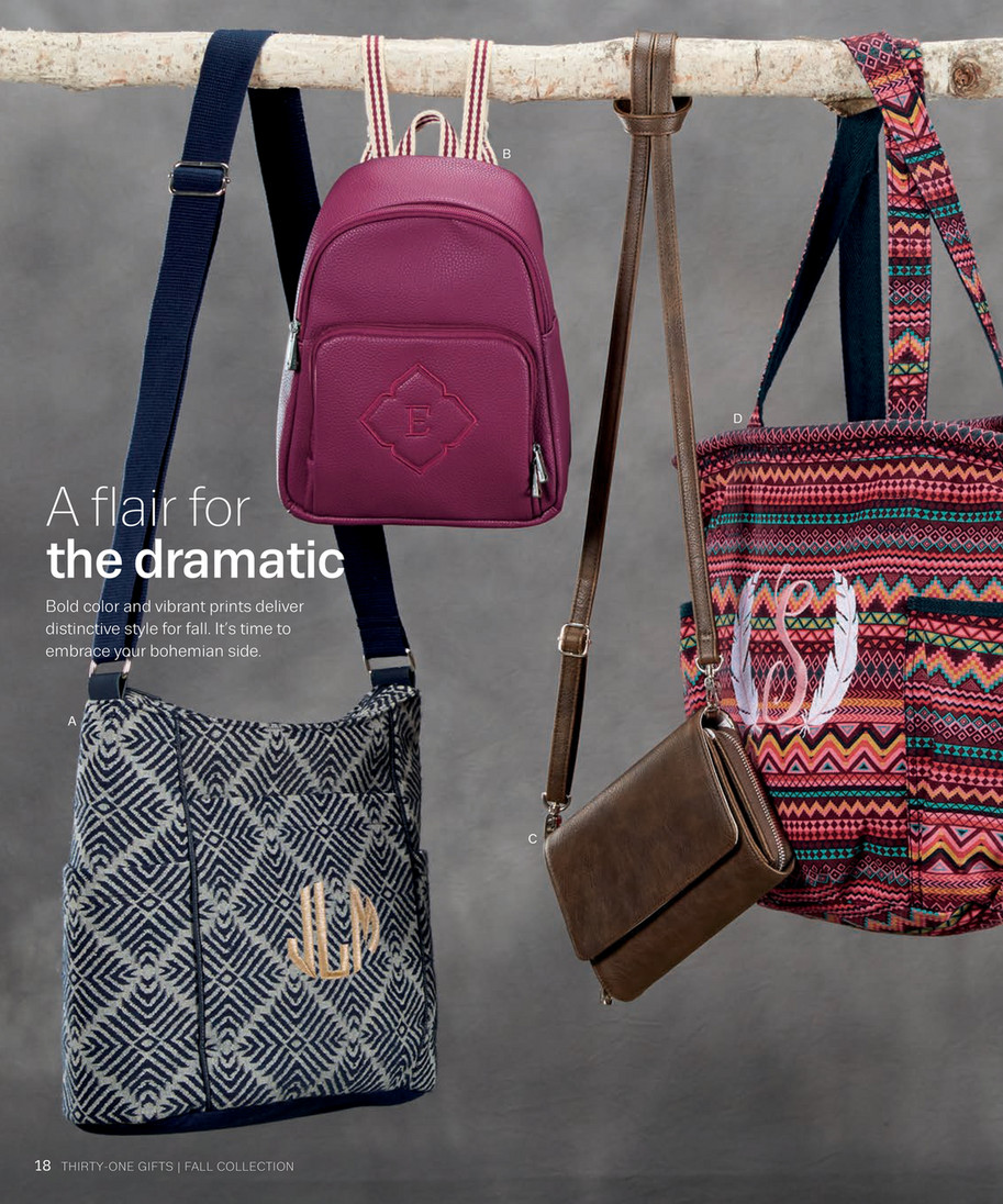 Thirty One Gifts Thirty One Gifts Fall 2019 Catalog Page 18 19