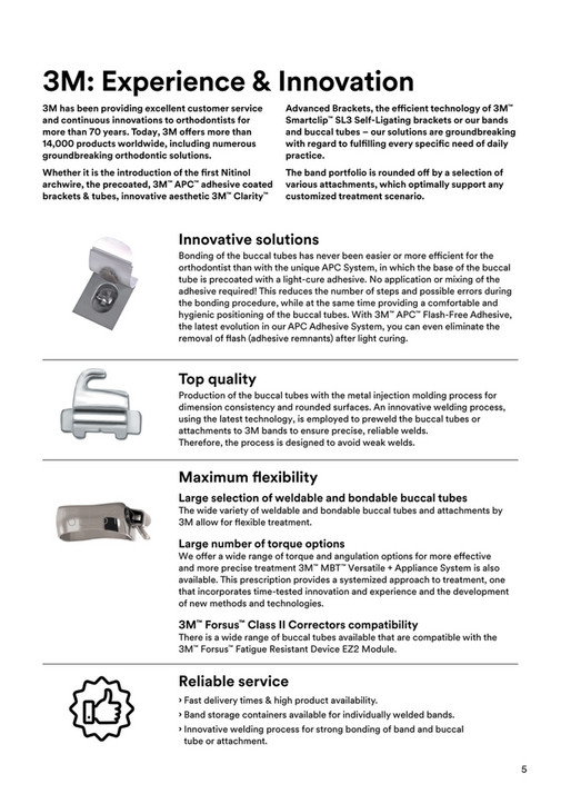 OrthoTrends 3M 2021 Bands and Tubes Brochure ENGLISH Page 45