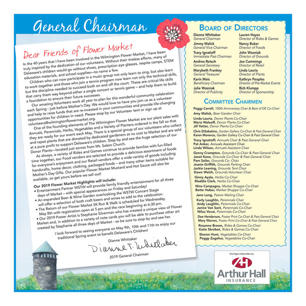 Wilmington Flower Market 2019 Flower Market Event Guide Page 23