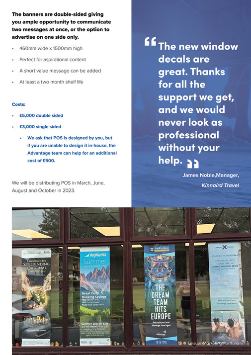 Advantage Travel Partnership Leisure Partnership Marketing Portfolio