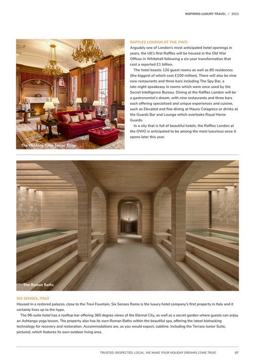 Raffles Rome Advantage Travel Partnership - Luxury Connoisseur July 2023 - Page 4-5 ...