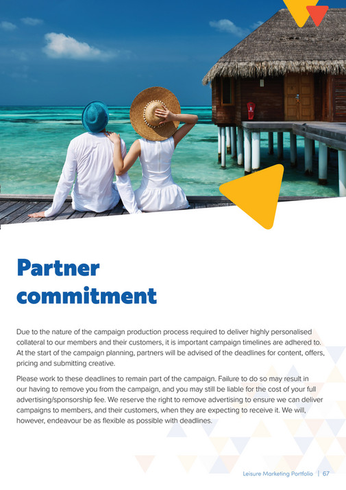 Advantage Travel Partnership Leisure Partnership Marketing Portfolio