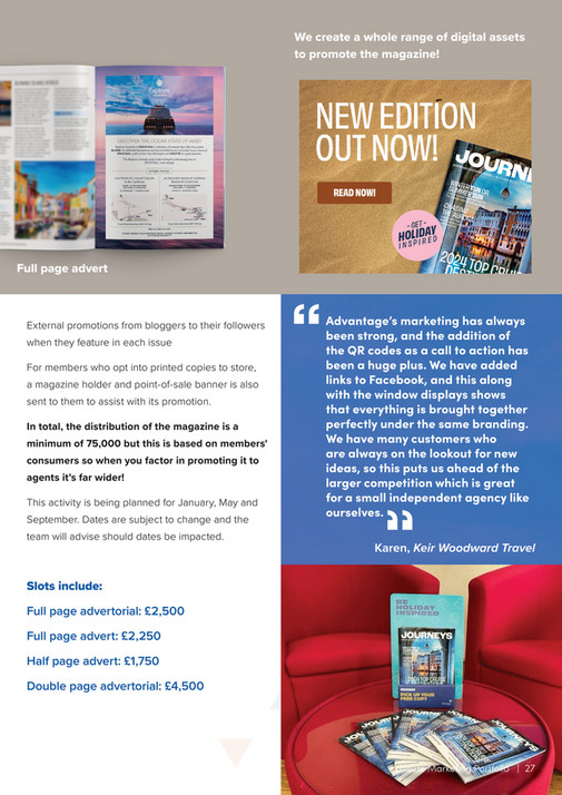 Advantage Travel Partnership Leisure Partnership Marketing Portfolio