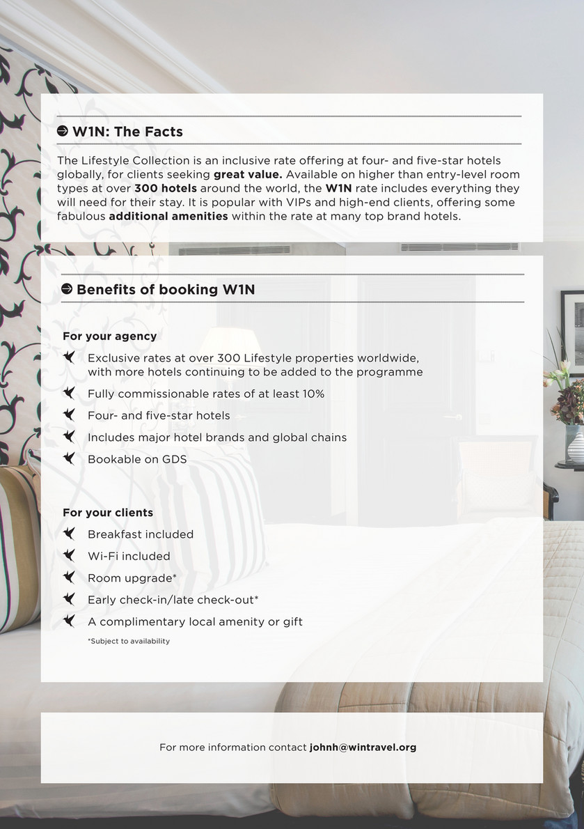 Advantage Travel Partnership - Lifestyle Collection Guide for WIN  International - Page 2-3 - Created with Publitas.com