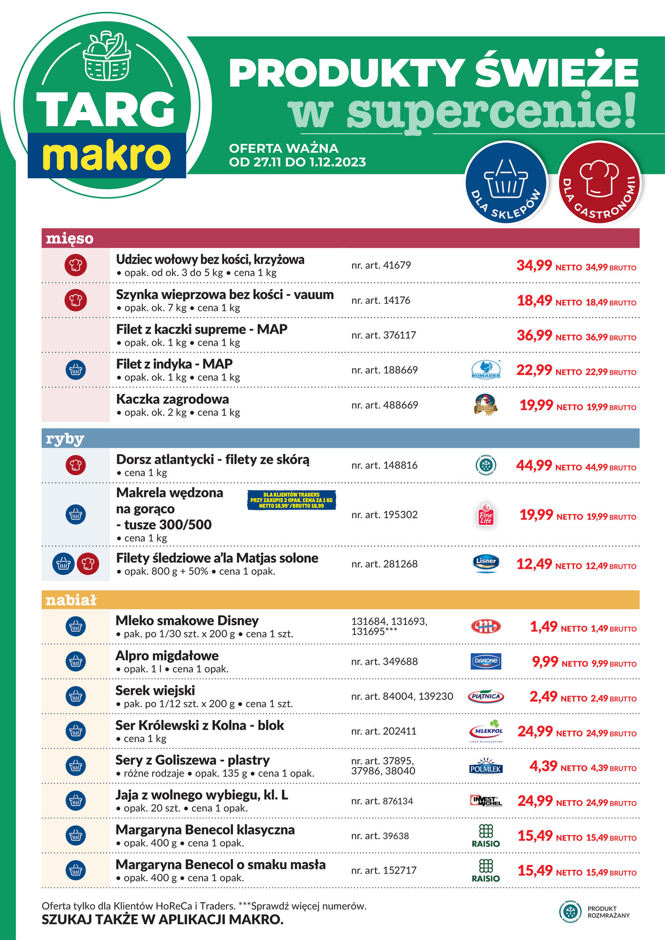 Gazetka Promocyjna MAKRO [Oferta promocyjna] Targ MAKRO oferta