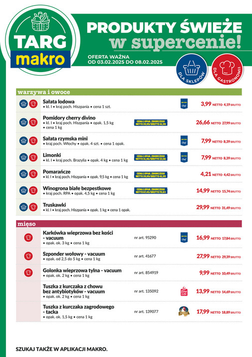 Targ MAKRO - oferta świeża w super cenach!