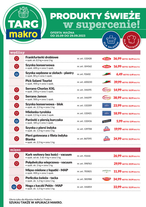  [Oferta promocyjna] Targ MAKRO - oferta świeża w super cenach!