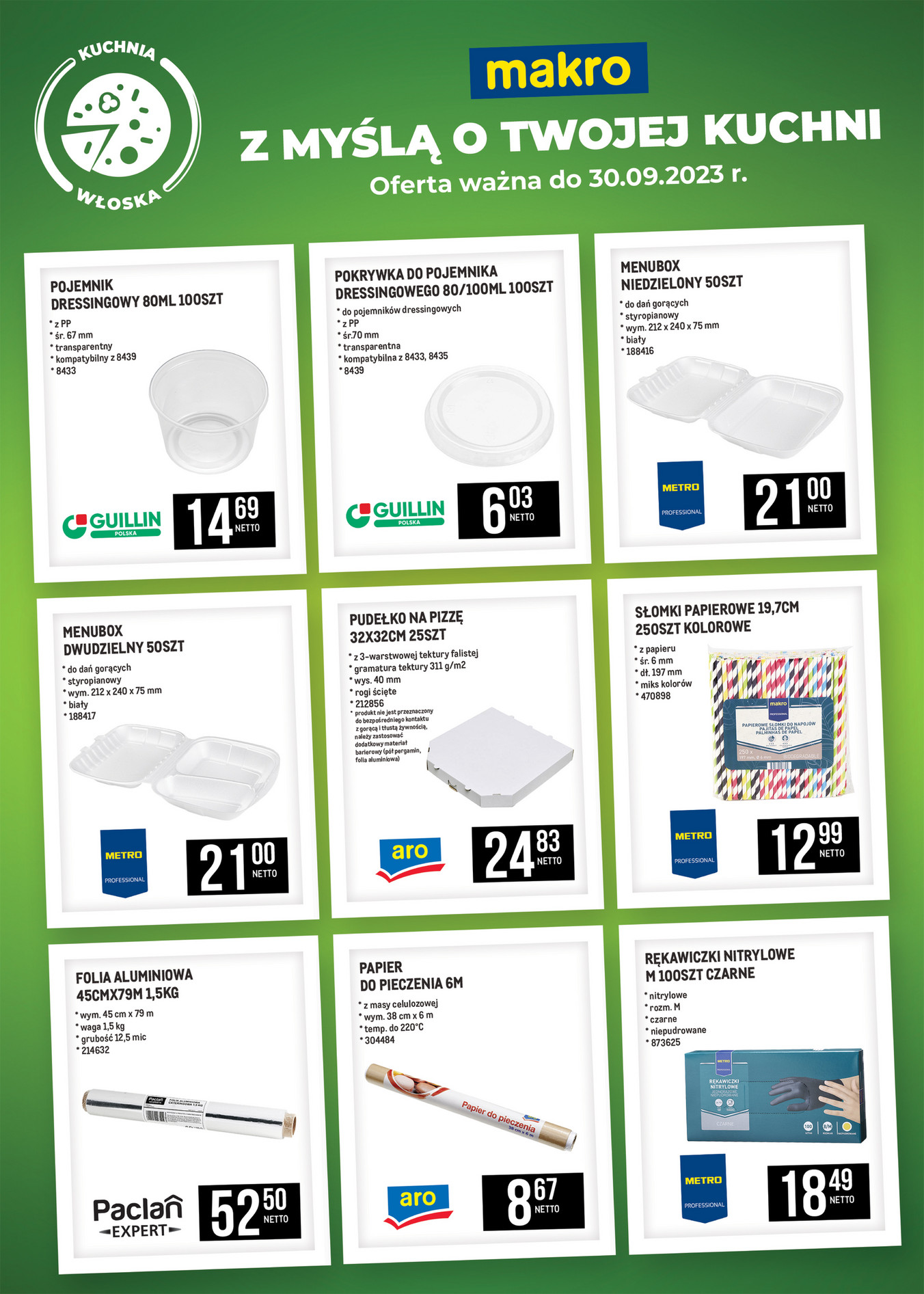 Gazetka Promocyjna MAKRO Artykuły jednorazowe oferta dla