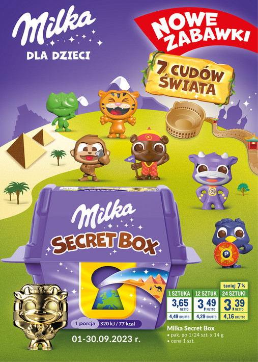 Ulotka Milka Secret Box