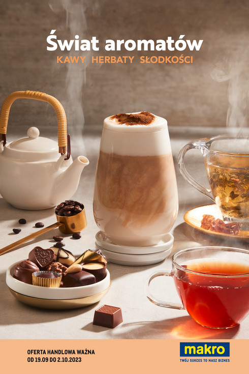 Świat aromatów - kawy, herbaty, słodkości