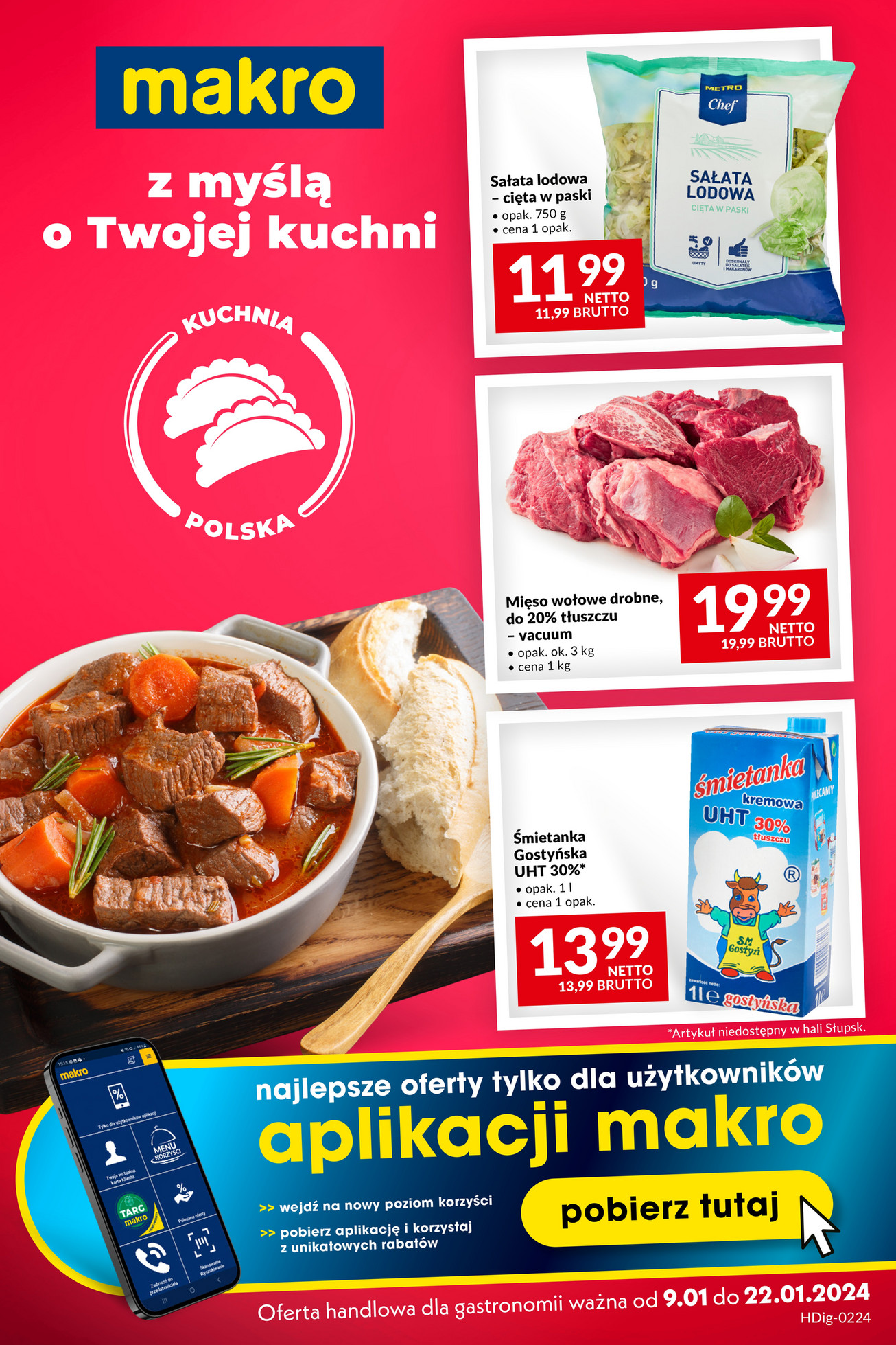 Gazetka Promocyjna MAKRO Oferta dla gastronomii kuchnia polska