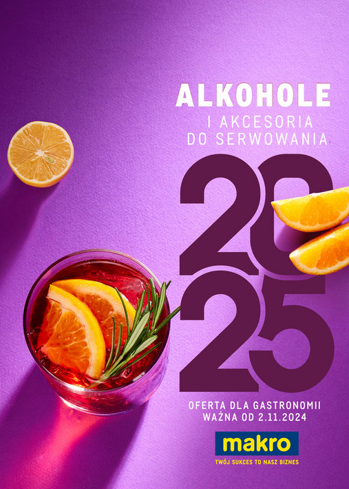 Alkohole i akcesoria do serwowania 2025