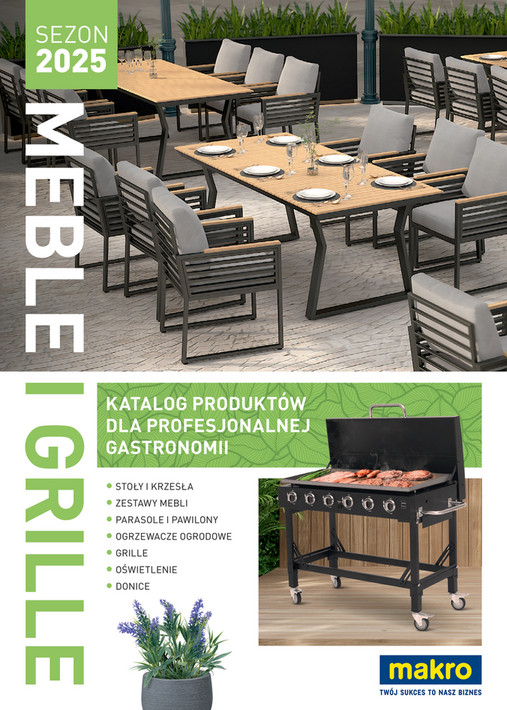 Meble i grille - katalog produktów dla profesjonalnej Gastronomii 2025