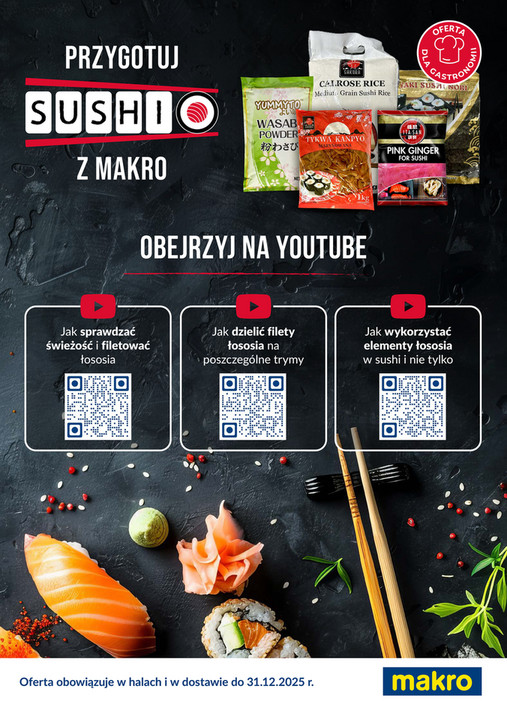 Ulotka SUSHI