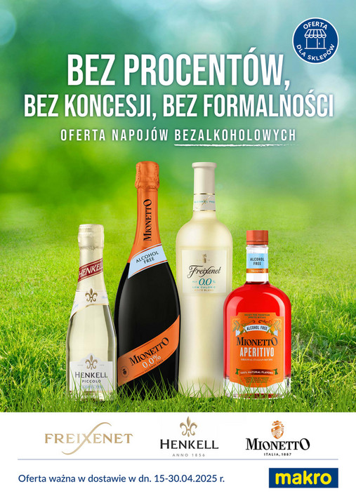 Ulotka napoje bezalkoholowe