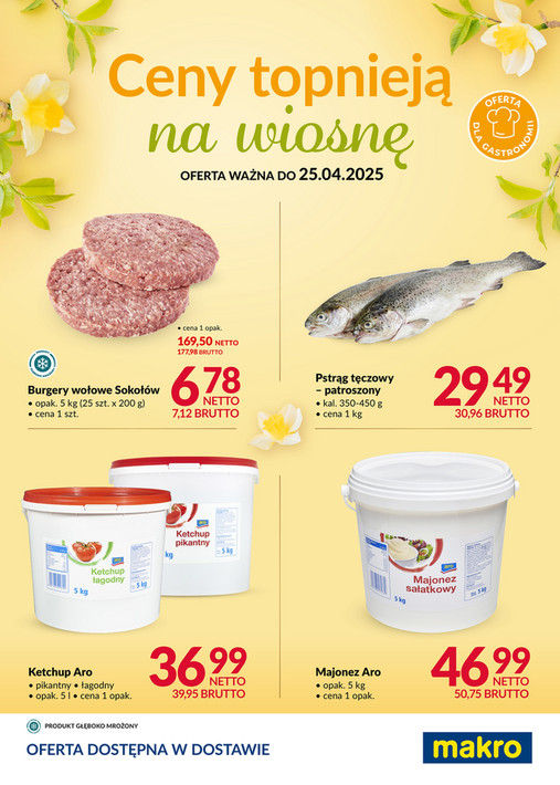 Ulotka Ceny topnieją na wiosnę w dostawie