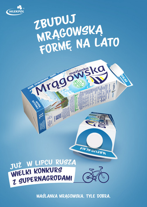 Ulotka maślanka Mlekpol