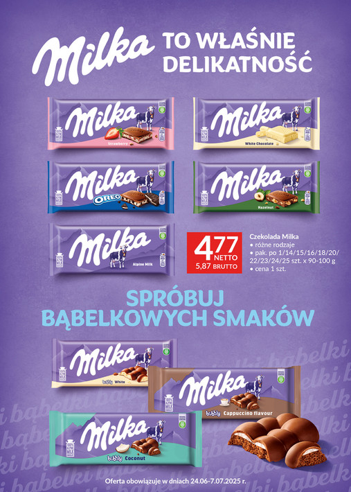 Ulotka Milka