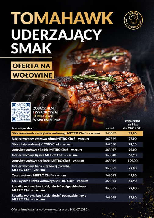 Ulotka wołowina